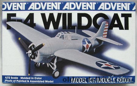 Revell 1/72 Grumman F4F-4 Wildcat - US Navy Lt. Cdr. Jimmy Thatch / USS Yorktown / Block Island Anti-Sub, 3303 plastic model kit